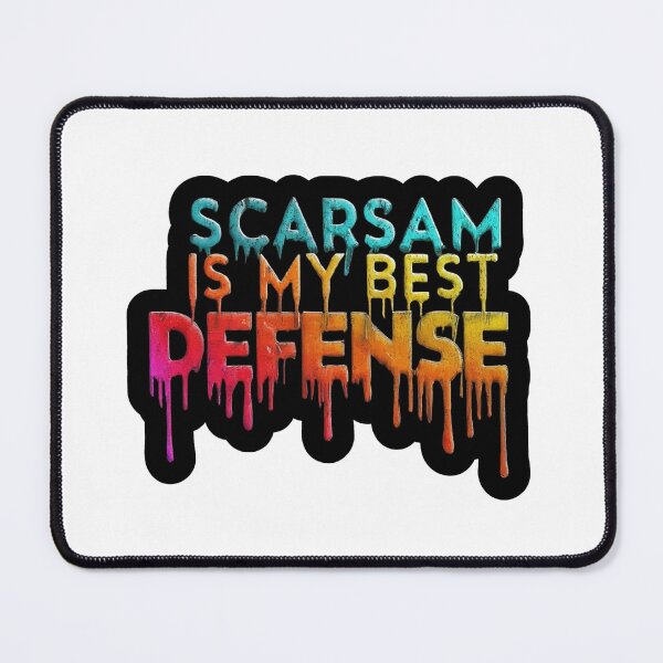 Item preview, SCARSAM IS MY BEST DEFENSE, RAINBOW COLOR DRIP designed and sold by FitEnvy.