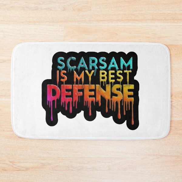 Item preview, SCARSAM IS MY BEST DEFENSE, RAINBOW COLOR DRIP designed and sold by FitEnvy.