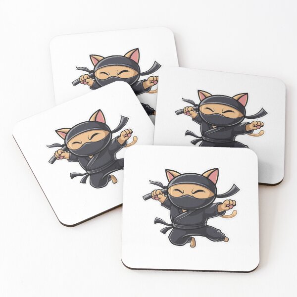 Item preview, Ninja Cat Sticker 2 designed and sold by StyleSwitch.