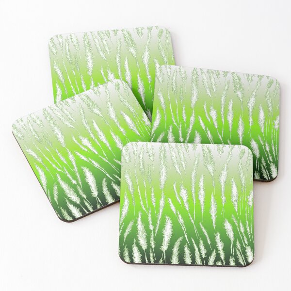 Item preview, Cottagecore Wild Grass Biophilic Design Lime Green Shades designed and sold by Beachy.