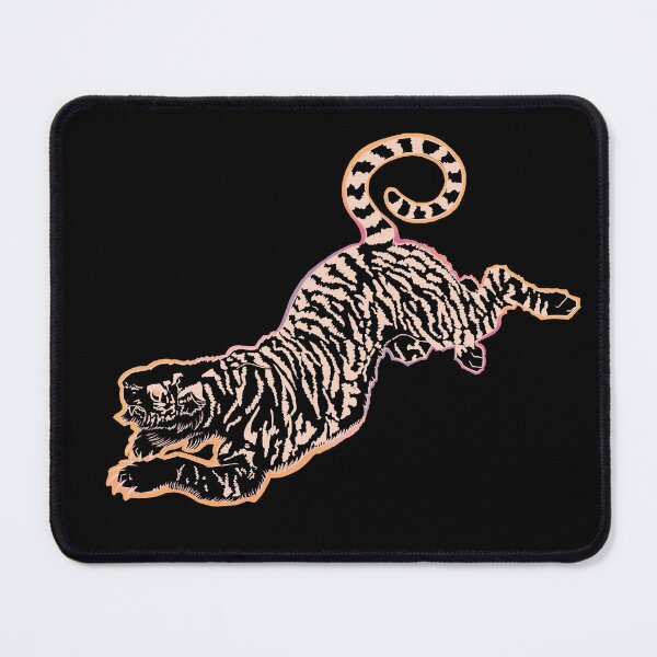 Item preview, Pouncing Tiger (Pink/Orange) designed and sold by Tiirabird.