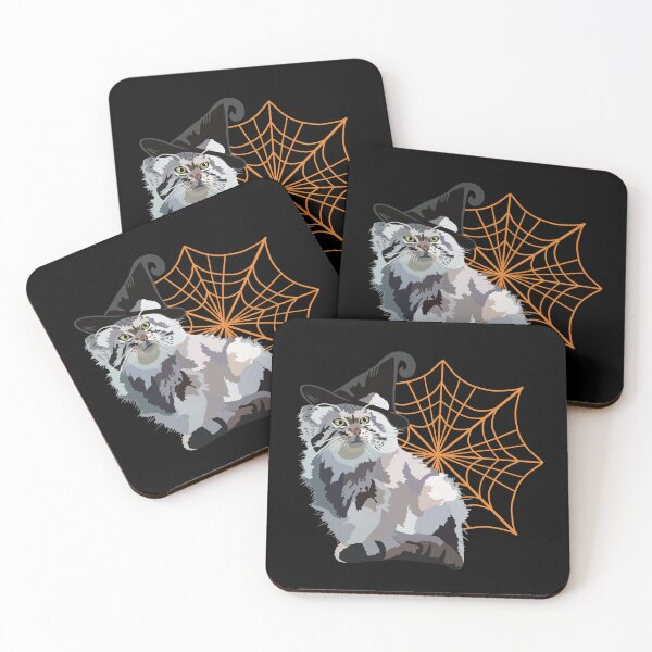 Item preview, P is for Pallas Cat Halloween ,Halloween Pallas Cat – Spooky Wild Feline Holiday Illustration designed and sold by PrettylittlepastelUk.