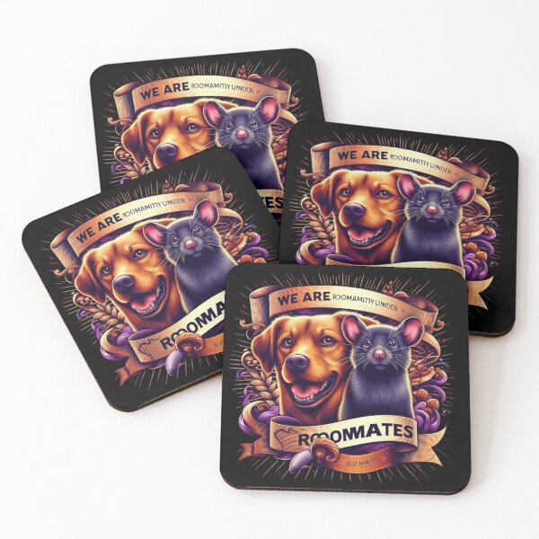 Item preview, Pet Roommates Cat, Dog, and Mouse Harmony designed and sold by SilverLook48.