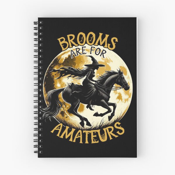 Item preview, Brooms Are For Amateurs Witch Equestrian designed and sold by ArtDesignMC.