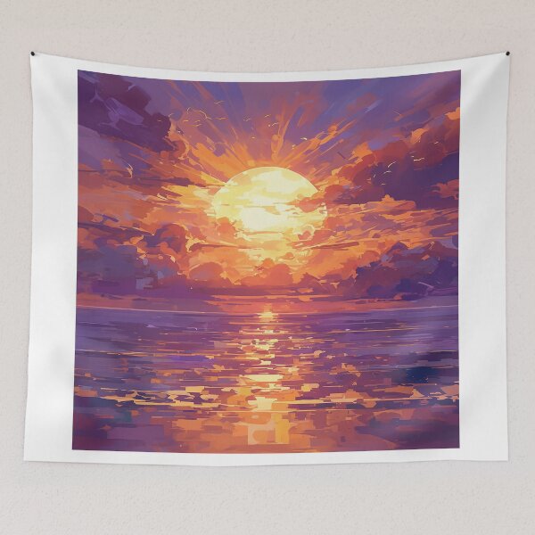 Item preview, Vivid Sunset Over Ocean designed and sold by Christian Weiss.