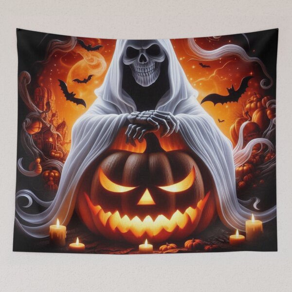 Item preview, Happy Halloween Creepy Pumpkin designed and sold by Simplybe1.