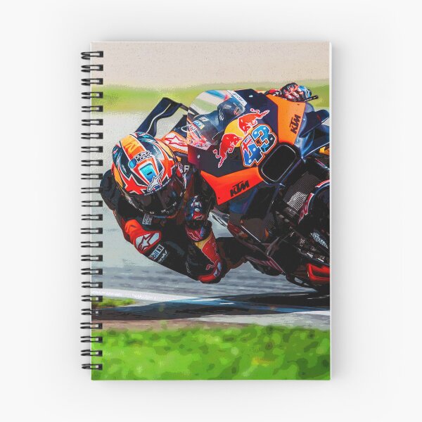 Item preview, Jack Miller hanging in the corners on his 2024 MotoGP Motorcycle abstract designed and sold by Rodissimus1984.