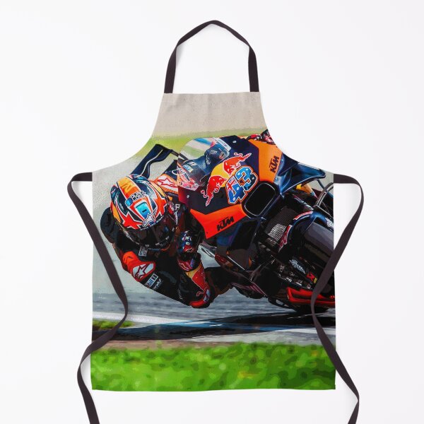 Item preview, Jack Miller hanging in the corners on his 2024 MotoGP Motorcycle abstract designed and sold by Rodissimus1984.