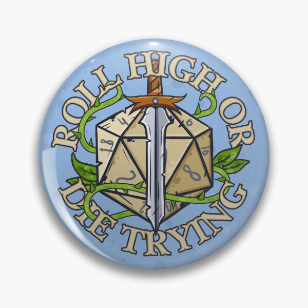 Item preview, Roll High or Die Trying - D20 RPG Gifts for Tabletop Gamers designed and sold by BeamGeeks.