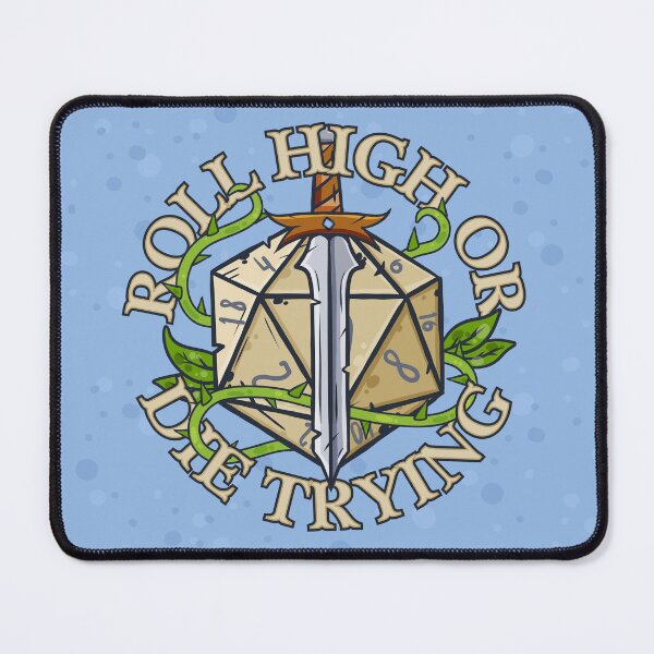 Item preview, Roll High or Die Trying - D20 RPG Gifts for Tabletop Gamers designed and sold by BeamGeeks.