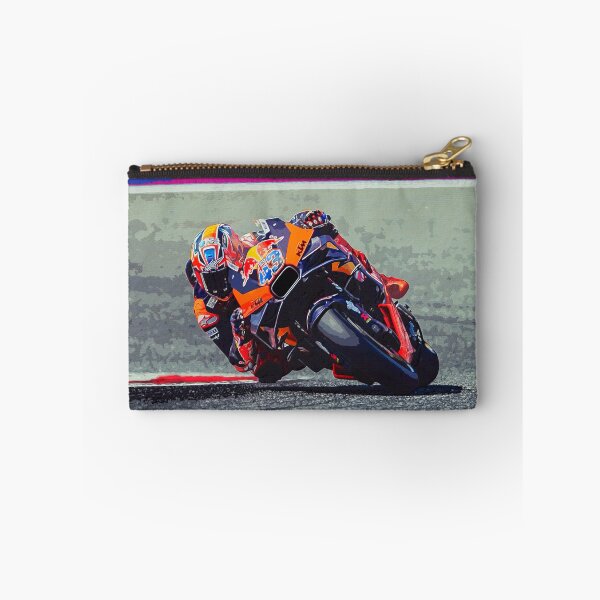 Item preview, Jack Miller hanging in the corners on his 2024 MotoGP Motorcycle watercolor 2 designed and sold by Rodissimus1984.
