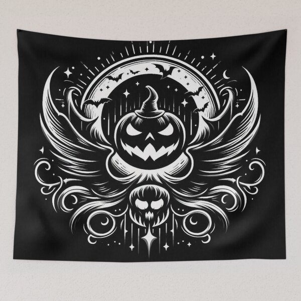 Item preview, Halloween Creepy Black and White designed and sold by Simplybe1.