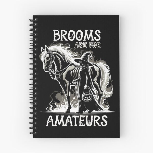 Item preview, Brooms Are For Amateurs Witch Equestrian designed and sold by ArtDesignMC.
