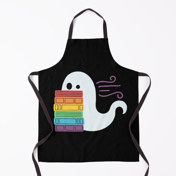 Item preview, pride book ghost reading designed and sold by DesignsByAND.
