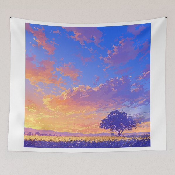 Item preview, Lone Tree Silhouette at Sunset designed and sold by Christian Weiss.