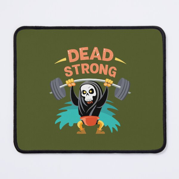 Item preview, Dead Strong – Funny Grim Reaper Weightlifting designed and sold by JesterKrewArt.