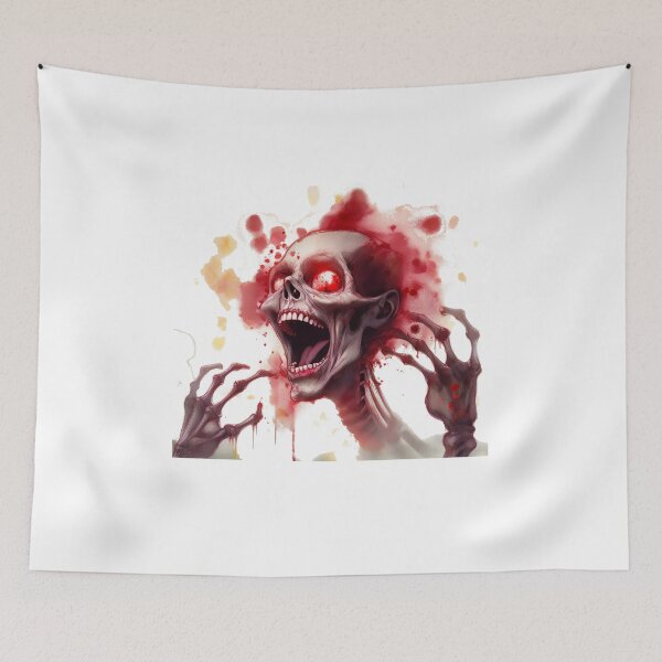 Item preview, Scary Skeleton Illustration designed and sold by DMDigitalManus.