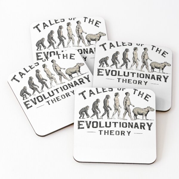 Artikelvorschau, „Capybara-Evolutionstheorie – Lustiges Wissenschafts- und Naturdesign“ entworfen und verkauft von SixElements.