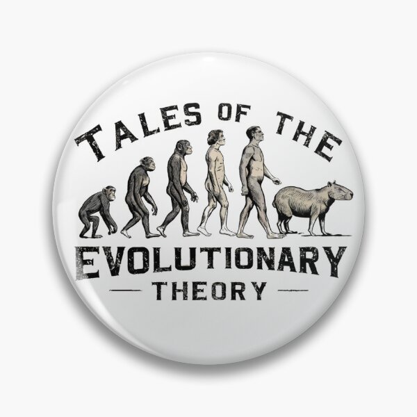 Artikelvorschau, „Capybara-Evolutionstheorie – Lustiges Wissenschafts- und Naturdesign“ entworfen und verkauft von SixElements.