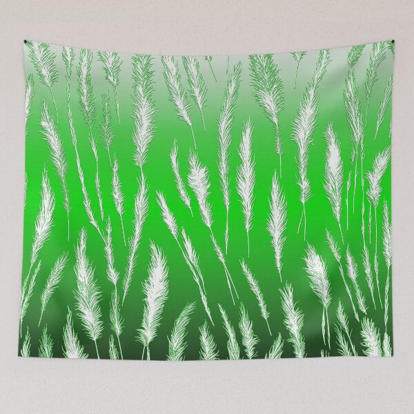 Item preview, Cottagecore Wild Grass Biophilic Design Bright Green Shades designed and sold by Beachy.