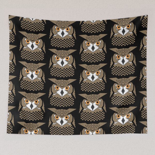Item preview, Symmetrical Owl Art designed and sold by WilmhoffDesigns.
