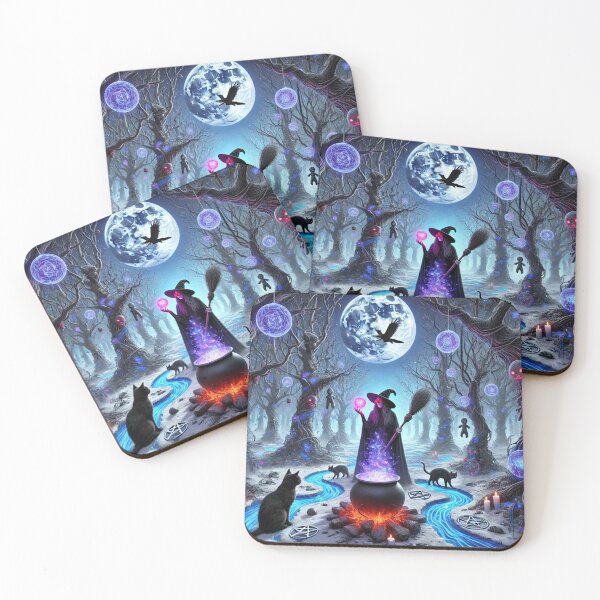 Item preview, Powerful Witch's Ritual in a Spooky Snowy Haunted Dreamscape Pt. II designed and sold by Meta2Physical.