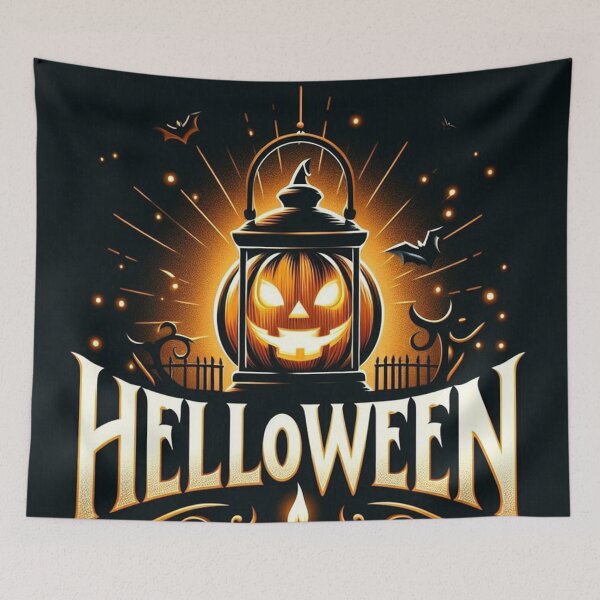 Item preview, Helloween Pumpkin Lantern Logo designed and sold by Simplybe1.