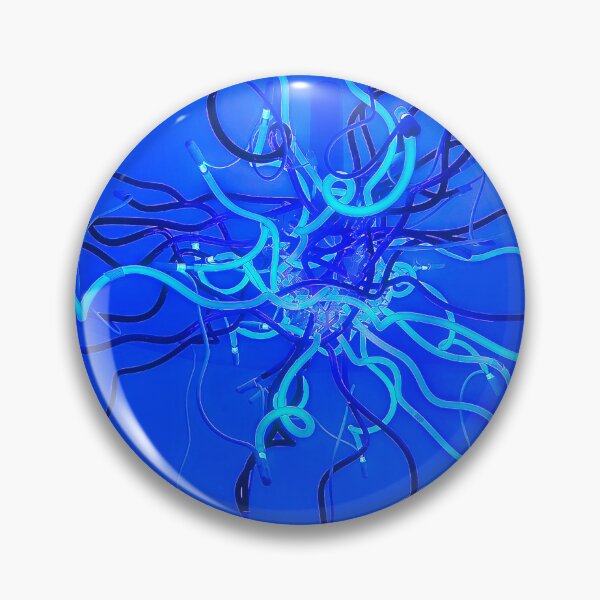 Artikelvorschau, Blaues Neon-Steppenläufer entworfen und verkauft von Alla Gill.