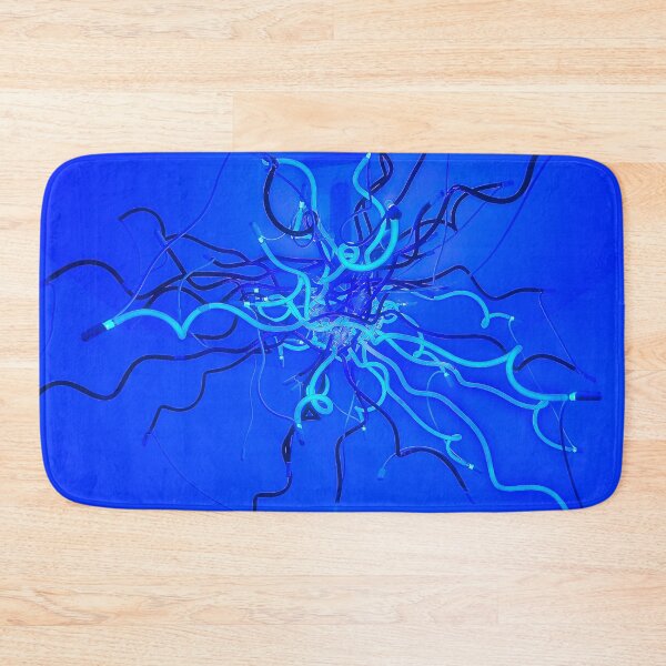 Item preview, Blue Neon Tumbleweed designed and sold by Alla Gill.