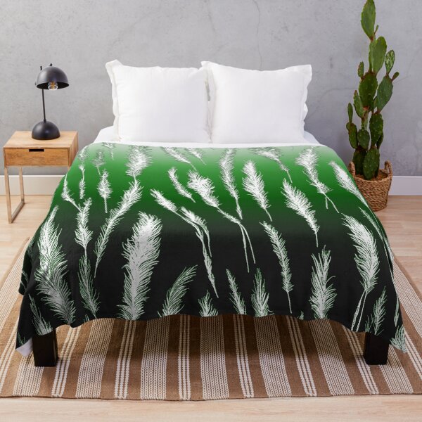 Item preview, Cottagecore Wild Grass Biophilic Design Dark Green Shades designed and sold by Beachy.