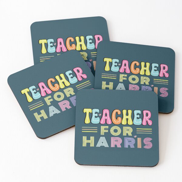 Item preview, Teacher For Harris US President Election October 2024 Design designed and sold by Raise2Shine.
