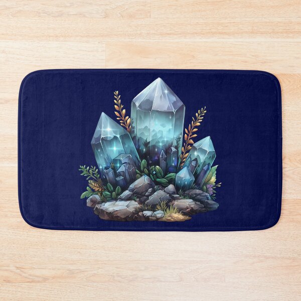 Item preview, Black Onyx Crystal with Yellow Flowers Wheat Illustration designed and sold by meganohm.