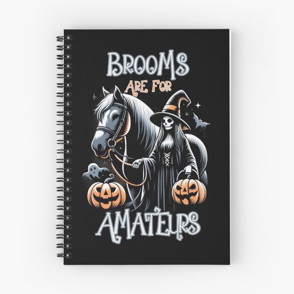 Item preview, Brooms Are For Amateurs Witch Equestrian designed and sold by ArtDesignMC.