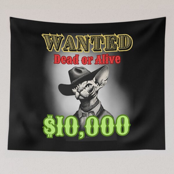 Item preview, Sphinx cat, Wanted dead or alive designed and sold by MudMaster.