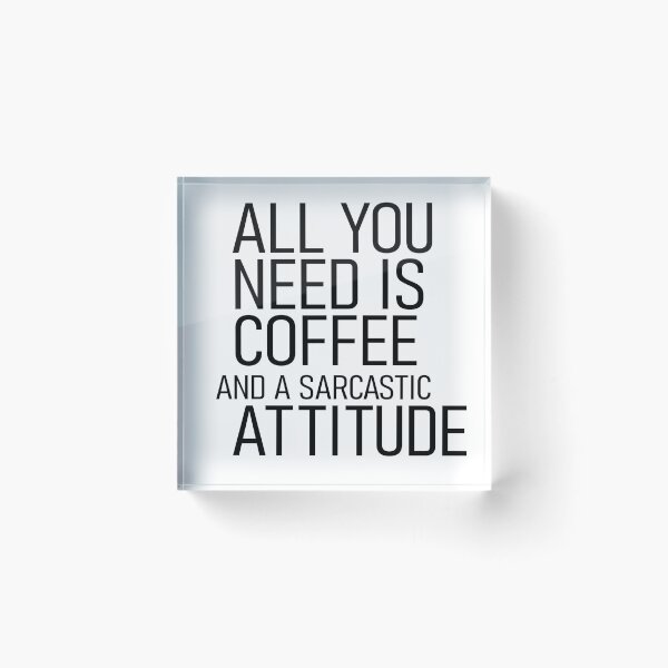 Item preview, Coffee & Sarcasm designed and sold by ForceInept's Shop.