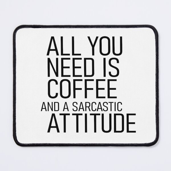 Item preview, Coffee & Sarcasm designed and sold by ForceInept's Shop.