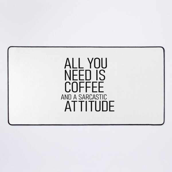 Item preview, Coffee & Sarcasm designed and sold by ForceInept's Shop.