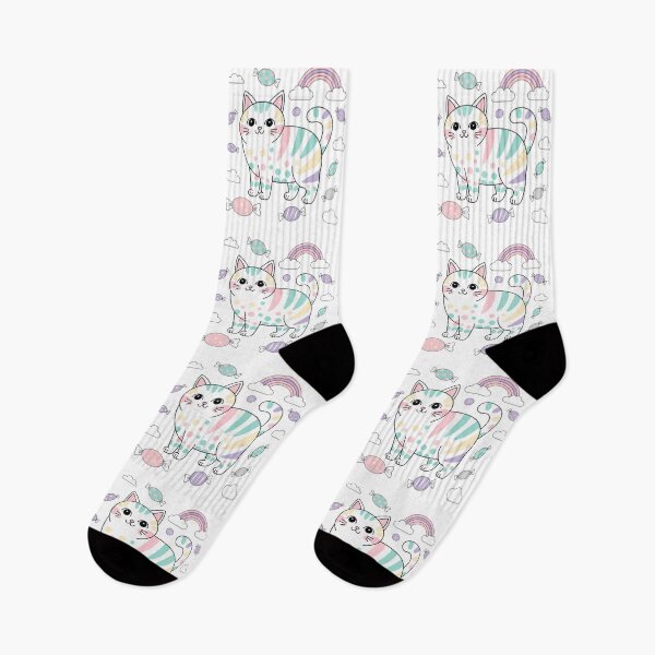 Item preview, Cat candy and rainbow designed and sold by FusiTink.