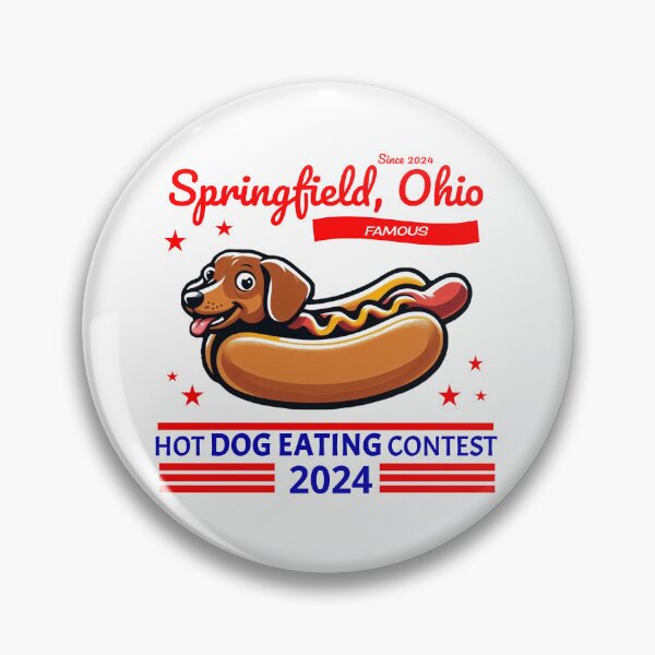 Artikelvorschau, Hot-Dog-Wettessen in Springfield, Ohio entworfen und verkauft von teeandsympathy.