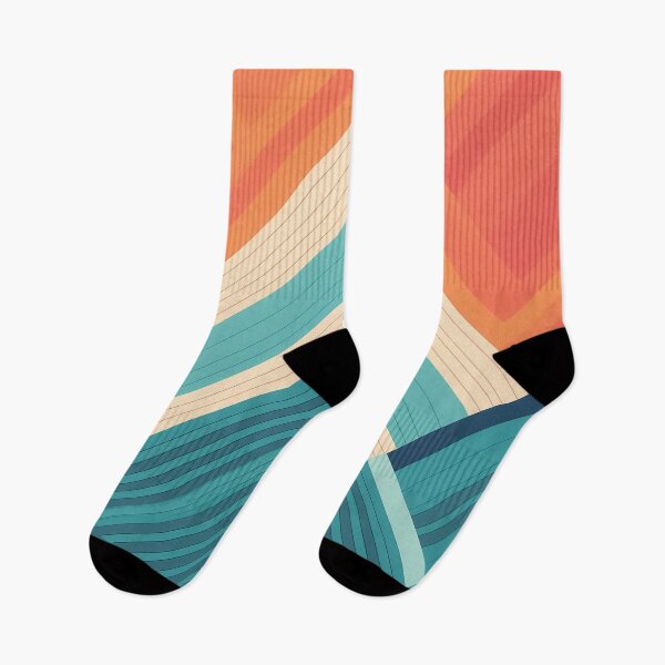 Item preview, A bold zigzag pattern design in contrasting colors, creating an illusion of sharp peaks and valleys. designed and sold by HEMRO.