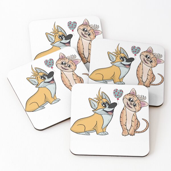 Item preview, CatDog-Cartoon Design of a Dog and Cat designed and sold by MyStore2025.