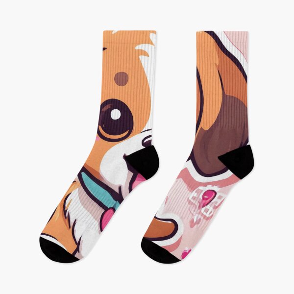 Item preview, “Adorable Beagle Puppy Cartoon - Cute and Cheerful Dog Art” designed and sold by EidansEmpire.