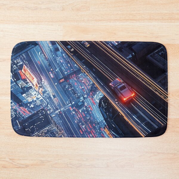 Item preview, Neon Veins of the City: A Futuristic Urban Highway designed and sold by oanaunciuleanu.