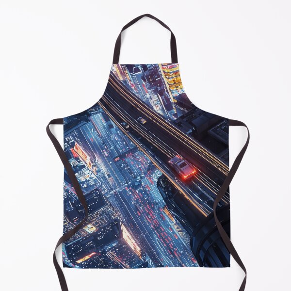 Item preview, Neon Veins of the City: A Futuristic Urban Highway designed and sold by oanaunciuleanu.
