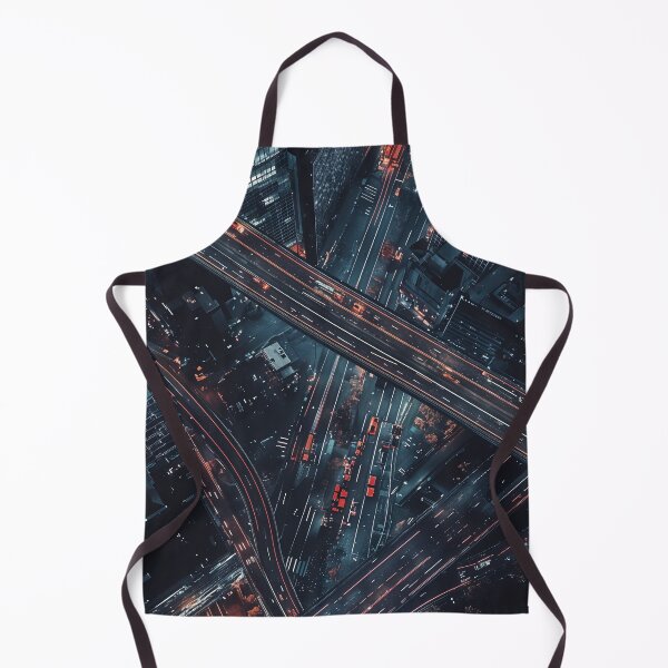 Item preview, Neon Veins of the City: A Futuristic Urban Highway designed and sold by oanaunciuleanu.