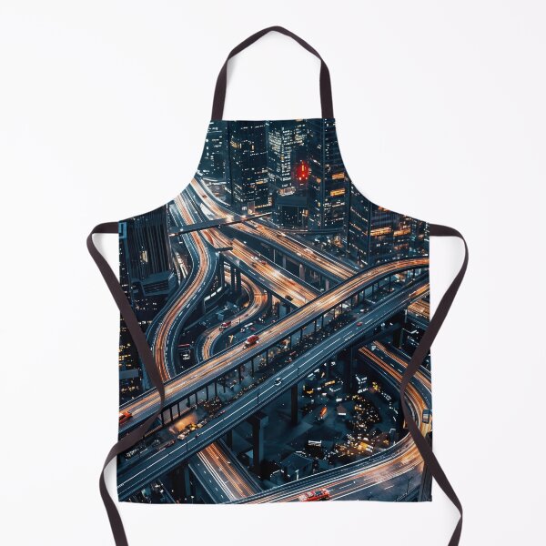 Item preview, Neon Veins of the City: A Futuristic Urban Highway designed and sold by oanaunciuleanu.
