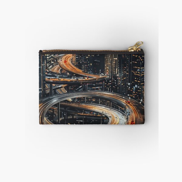 Item preview, Neon Veins of the City: A Futuristic Urban Highway designed and sold by oanaunciuleanu.