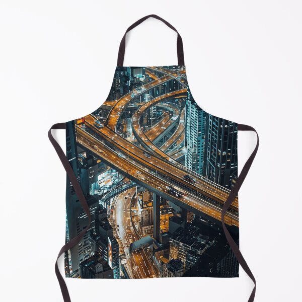Item preview, Neon Veins of the City: A Futuristic Urban Highway designed and sold by oanaunciuleanu.