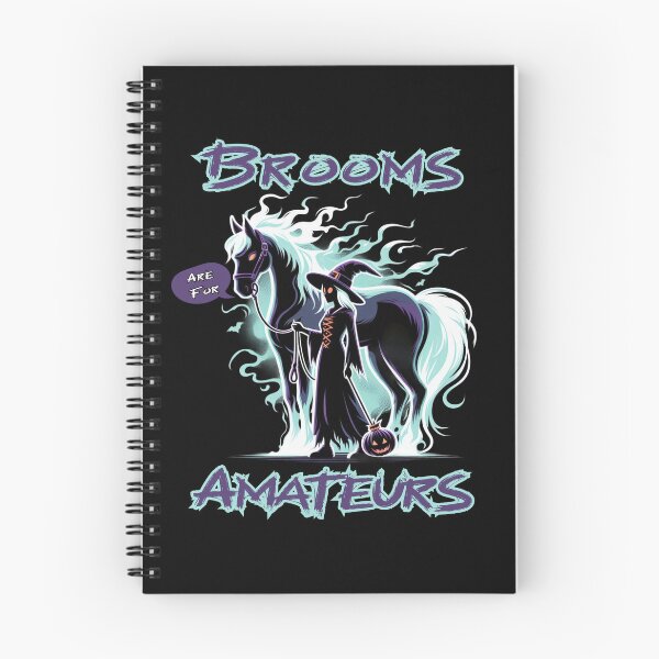 Item preview, Brooms Are For Amateurs Witch Equestrian designed and sold by ArtDesignMC.