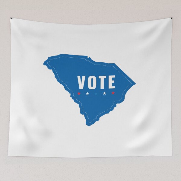 Item preview, Vote Democrat South Carolina Patriotic Art designed and sold by Mundivagant Designs.